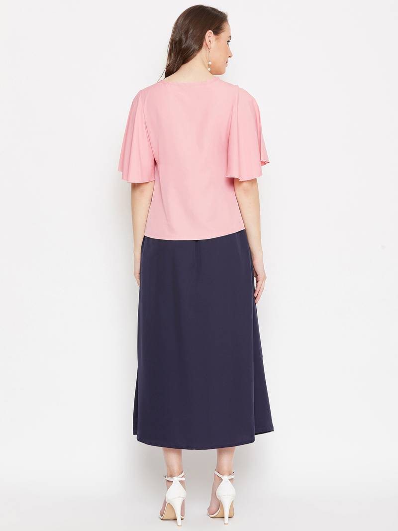 Women Top and Skirt Set