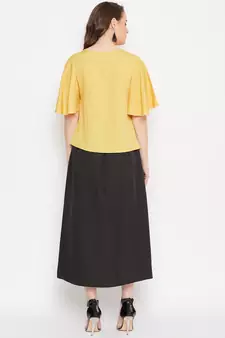 Women Top and Skirt Set