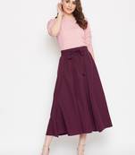 Women Top and Skirt Set