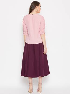 Women Top and Skirt Set 3