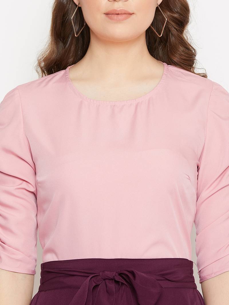 Women Top and Skirt Set