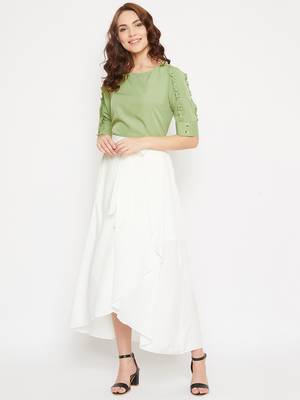 Women Top and Skirt Set 1