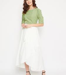 Women Top and Skirt Set