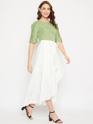 Women Top and Skirt Set 2
