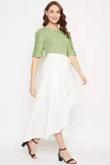 Women Top and Skirt Set