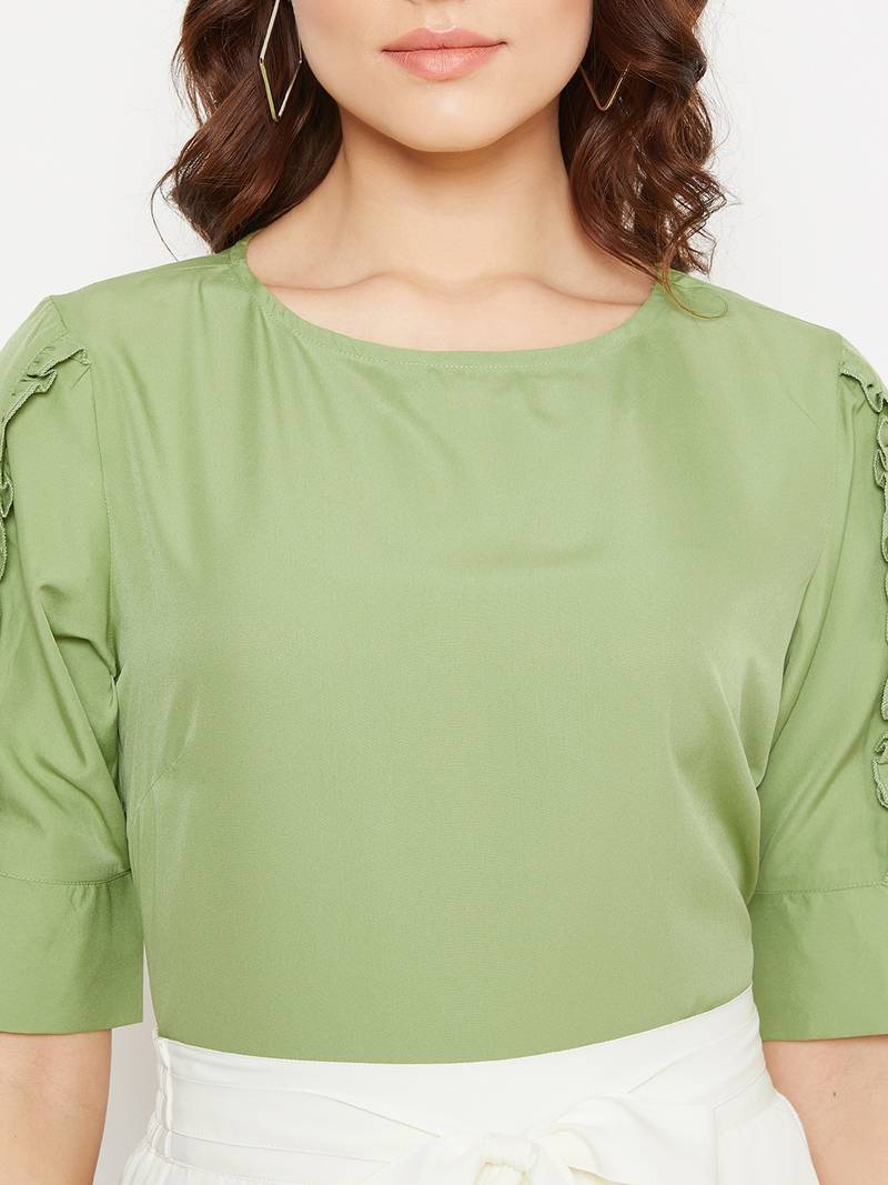 Women Top and Skirt Set