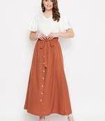 Women Top and Skirt Set