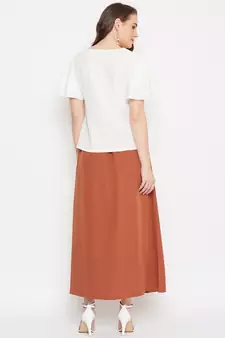 Women Top and Skirt Set