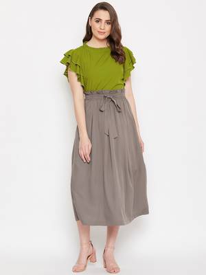 Women Top and Skirt Set 1