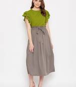 Women Top and Skirt Set