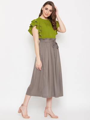 Women Top and Skirt Set 2