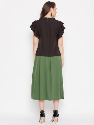Women Top and Skirt Set 3