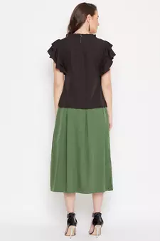 Women Top and Skirt Set