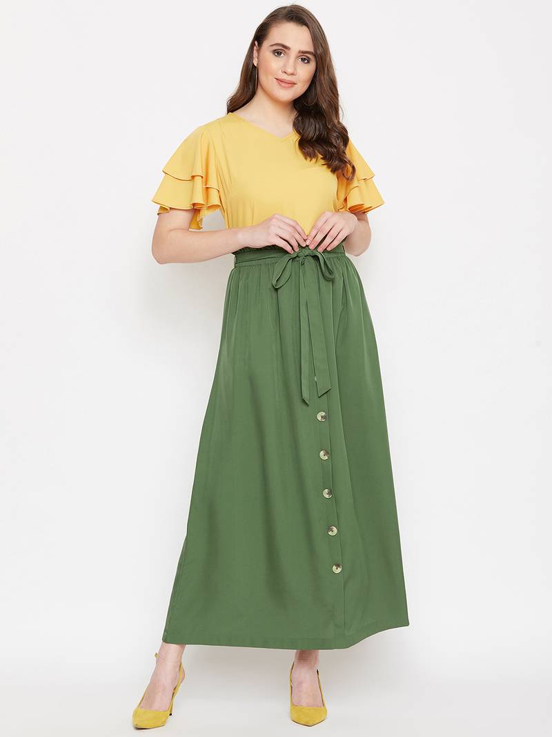 Women Top and Skirt Set
