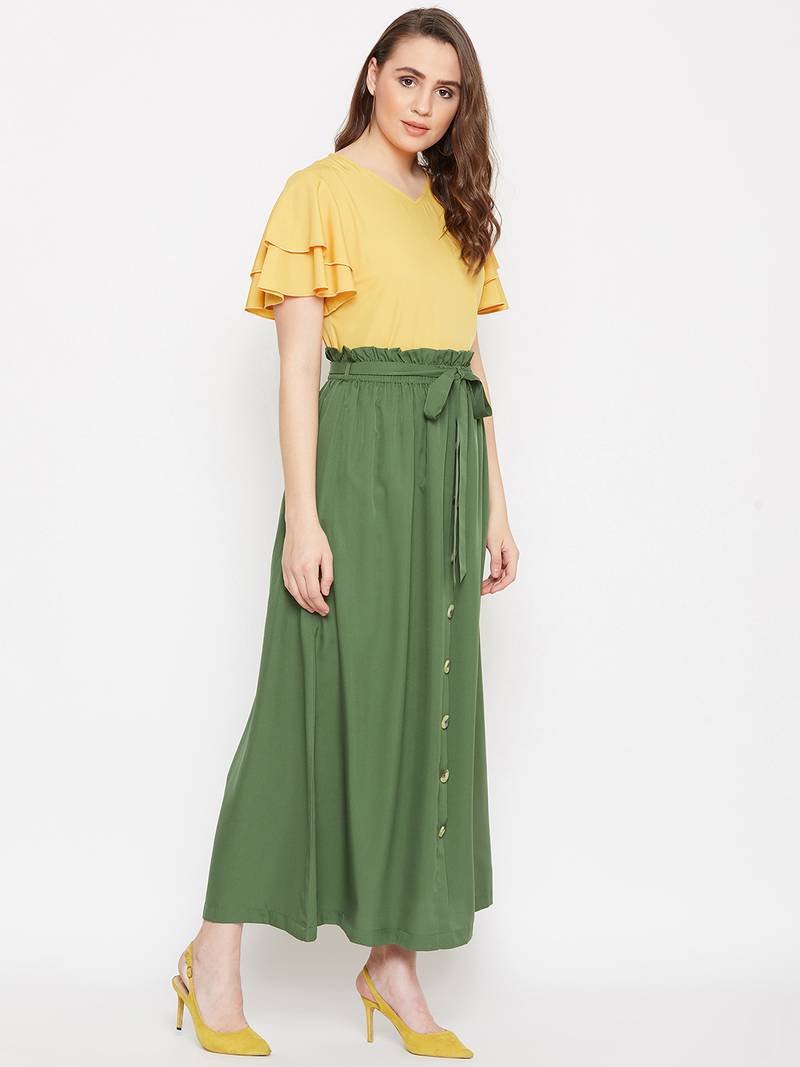 Women Top and Skirt Set