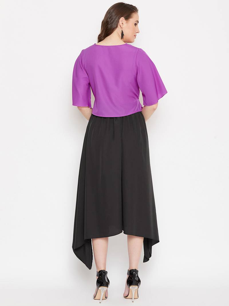 Women Top and Skirt Set