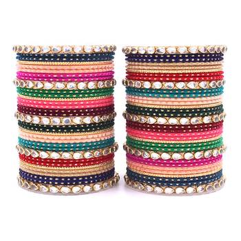 Multicolor bangles-and-bracelets 1