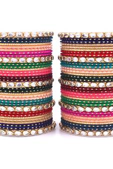 Multicolor bangles-and-bracelets