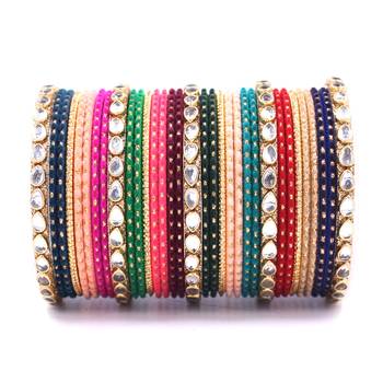 Multicolor bangles-and-bracelets 2