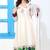 Pastel shades embroidery faux georgette suit