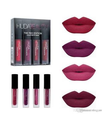 Huda Beauty The Red Edition Liquid Matte Mini Lipsticks 1