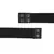 Anekaant Women's Cotton & Leatherette Embellished w/ Beads Stretchable Black/Silver Belt