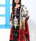Splendid Shaded Faux Georgette Suit with embroidery