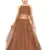 Kids Brown Readymade Wedding Wear Lehenga Choli