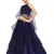 Kids Blue Net With Satin Lehenga Choli 