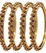 Brown bangles-and-bracelets