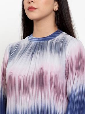 White printed crepe party-tops 5