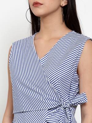 White printed cotton party-tops 5