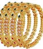 Gold bangles-and-bracelets