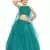 Kids Rama Net With Satin Lehenga Choli For Girls 