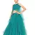Kids Rama Net With Satin Lehenga Choli For Girls 