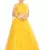 Kids Yellow Net With Satin Lehenga Choli For Girls 