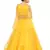 Kids Yellow Net With Satin Lehenga Choli For Girls 