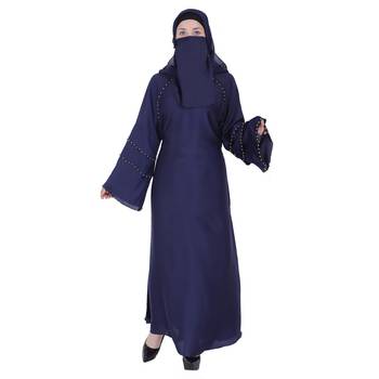 Momin Bazaar Islmaic Modest Plain Nida Abaya /Burkha Triple Baju 1