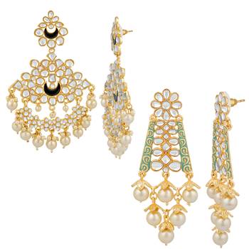 White earrings 3