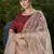 Light-coffee pigment mirror foil cotton Semi Stitched bridal lehenga