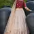 Light-coffee pigment mirror foil cotton Semi Stitched bridal lehenga