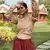 Maroon jacquard weaving cotton Semi Stitched bridal lehenga