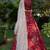 Maroon printed crepe Silk Semi Stitched Bridal Lehenga