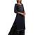 Black printed cotton salwar