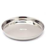 Coconut Stainless Steel 21 Guage Jumbo Thali / Kumcha / Dinner Plate - 21 Inches - 1 Unit