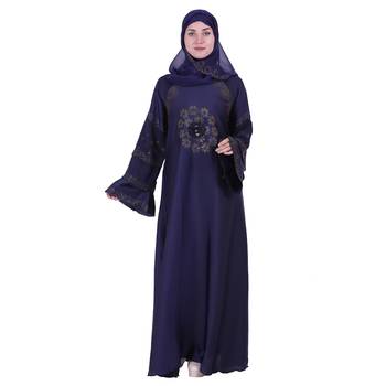Momin Bazaar Islmaic Modest Flower Nida Abaya /Burkha  1