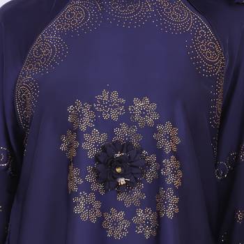 Momin Bazaar Islmaic Modest Flower Nida Abaya /Burkha  5
