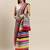 Vastranand Multicoloured Striped Saree
