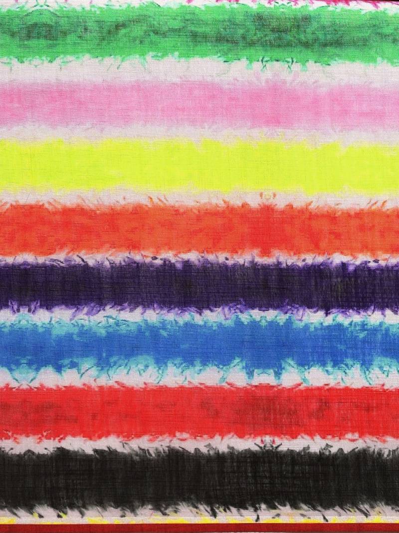 Vastranand Multicoloured Striped Saree