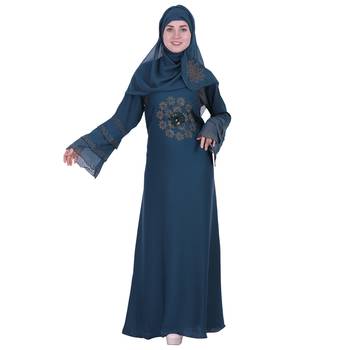 Momin Bazaar Islmaic Modest Flower Nida Abaya /Burkha  1